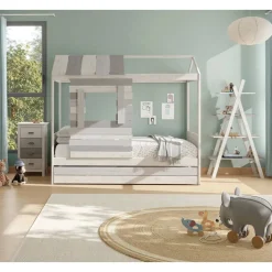 Estantería Infantil en Escalera de color Blanco SIA