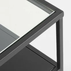 Estantería MetálicaColor Negro en Acabado Negro GABAR 10945
