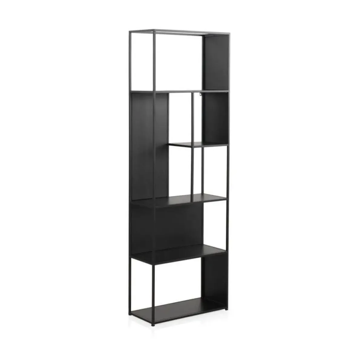 Estantería MetálicaColor Negro en Acabado Negro GABAR 10945