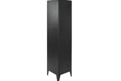 Estantería Taquilla de Metal Negro de Una Puerta MB-209231