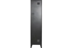 Estantería Taquilla de Metal Negro de Una Puerta MB-209231