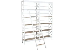 Estanteria con Escalera Metal-Madera de Mango 220 cm MB-218893