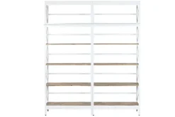 Estanteria con Escalera Metal-Madera de Mango 220 cm MB-218893