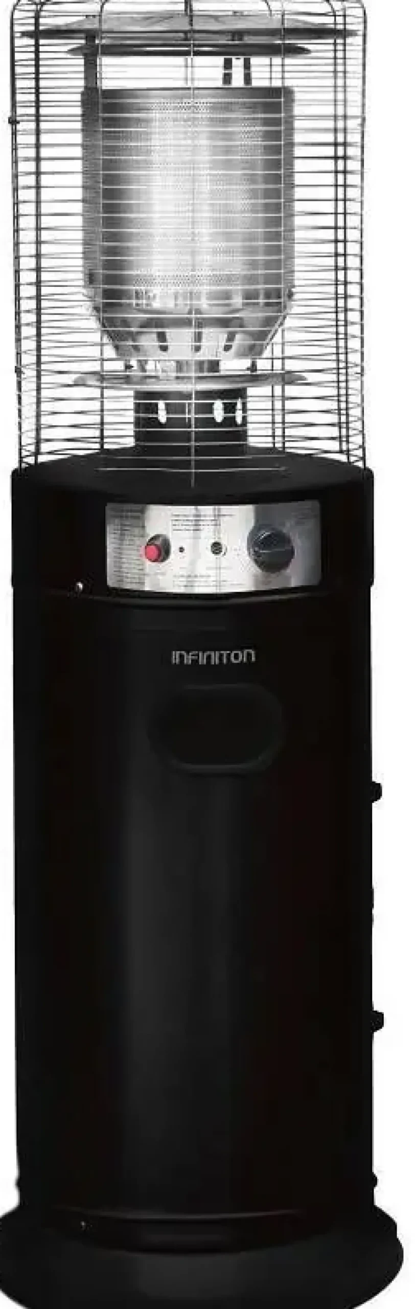 Estufa de Gas Exterior Redonda 11kW Color Negro INFINITON 92252