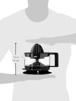 Exprimidor BRAUN 350 ml Compacto 20 W Negro CJ3000BK