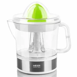 Exprimidor de Cítricos Haeger Juicy 25W 0.7L Doble Giro Blanco CJW-250.12A