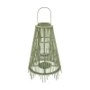 Farol de Madera de 59 cm Verde CONIC
