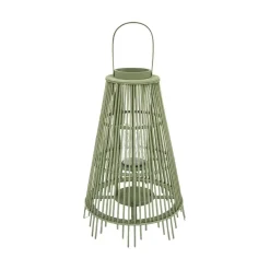 Farol de Madera de 59 cm Verde CONIC