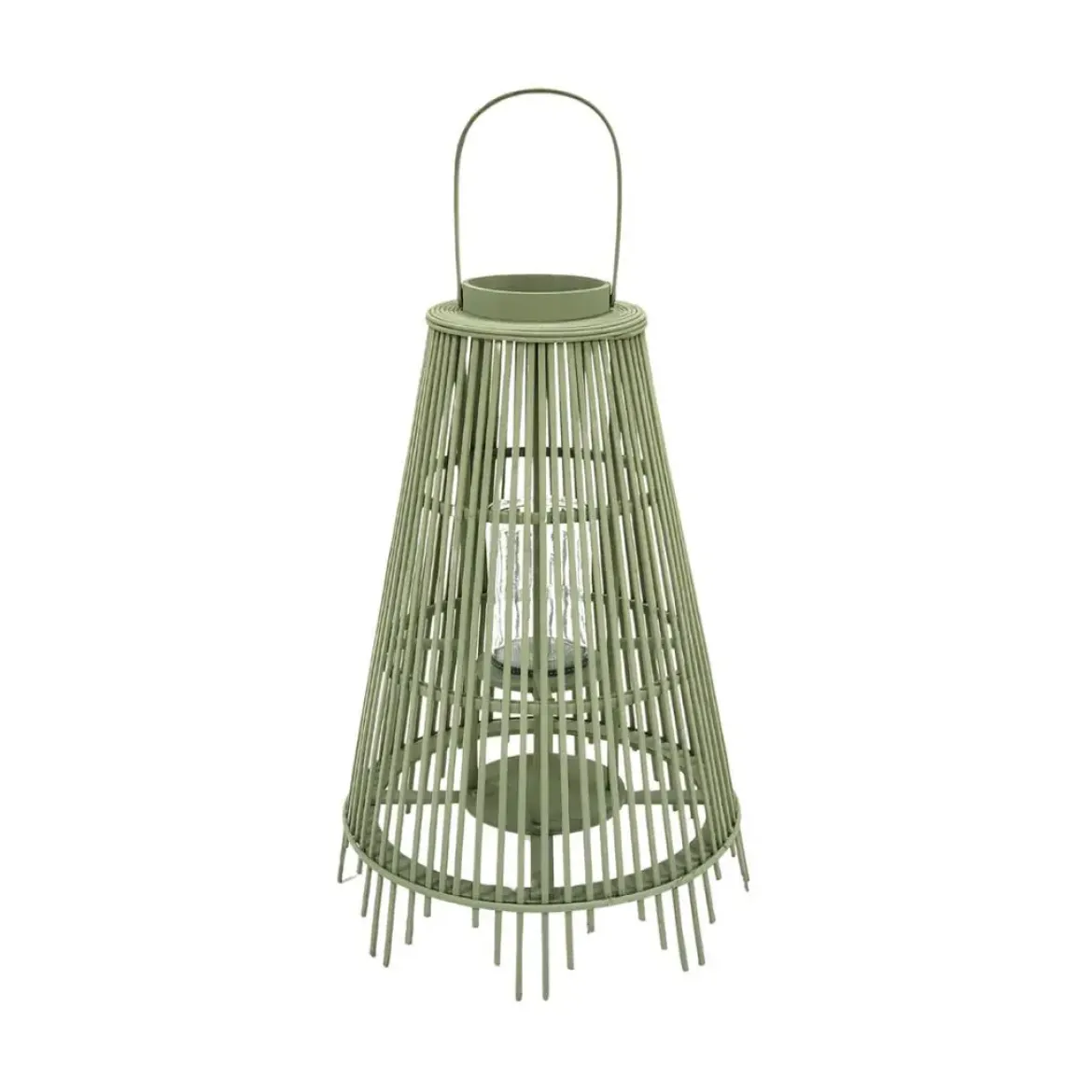 Farol de Madera de 53 cm Verde CONIC