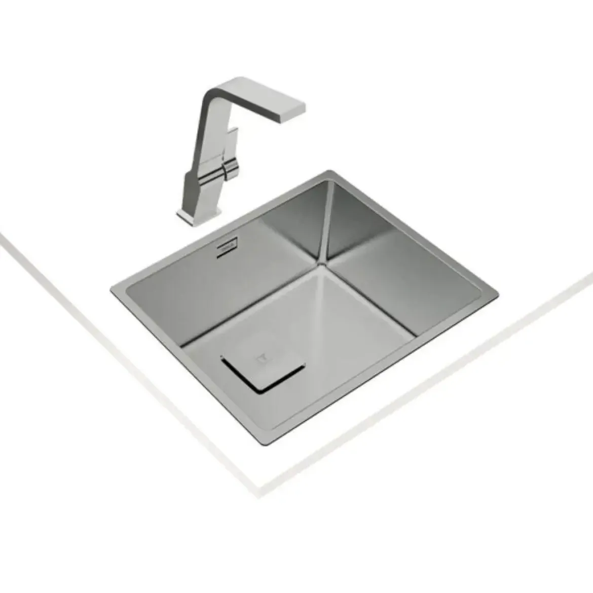 Fregadero Acero Inoxidable 50 cm con Cubeta y SilentSmart TEKA 115000012