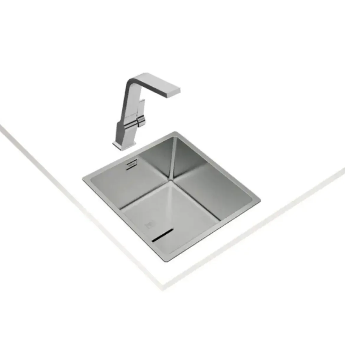 Fregadero de Acero Inoxidable 40x40 Teka FlexLinea RS15 115000014