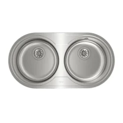 Fregadero de Cocina DR-80 2C Inoxidable de Dos Cubetas TEKA 11110006