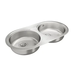 Fregadero de Cocina DR-80 2C Inoxidable de Dos Cubetas TEKA 11110006