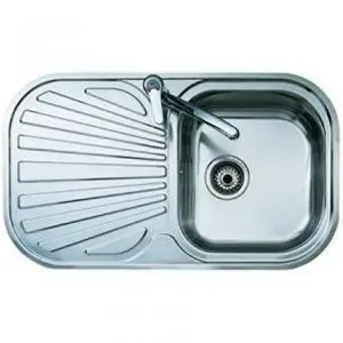 Fregadero Encastrado Reversible con Cubeta y Escurridor de 36 cm TEKA STYLO 10107017