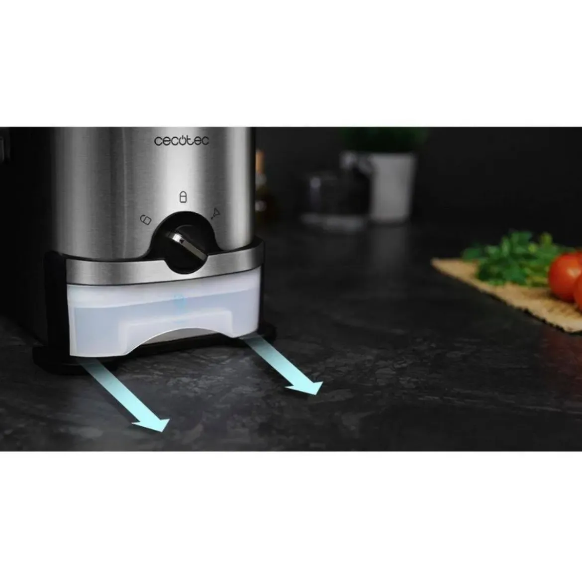 Freidora con Aceite de 3L con Deposito Extraíble Cleanfry Infinity 3000 Profilter CECOTEC 03077
