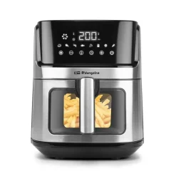 Freidora de Aire 6,5L 1700W Digital Negro Inox ORBEGOZO FDR6520