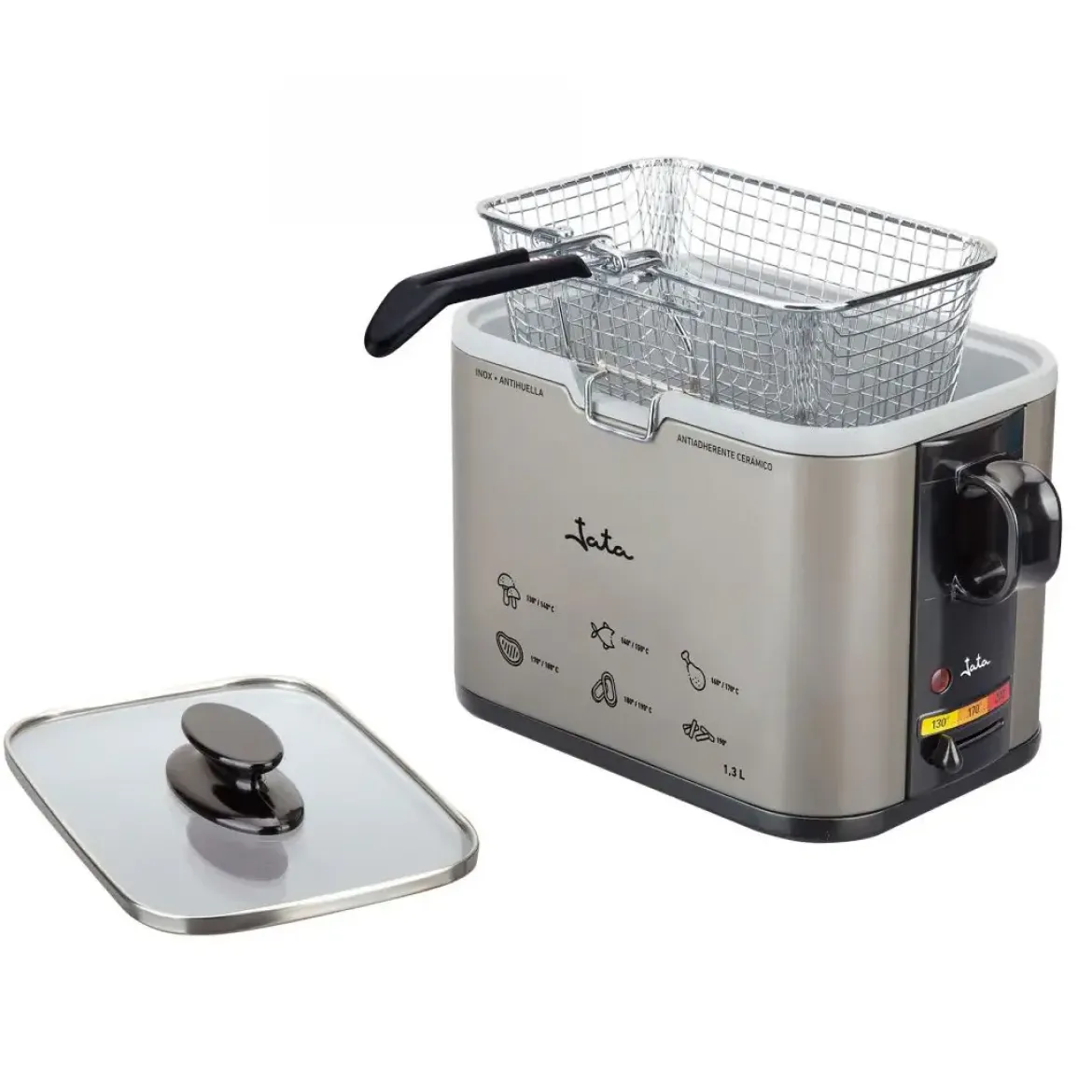 Freidora JATA 1.5L Acero Inox Ecológica FR326E