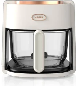 Freidora Sin Aceite HaegerAir Glass 4,5 Litros Cristal AFG45006A