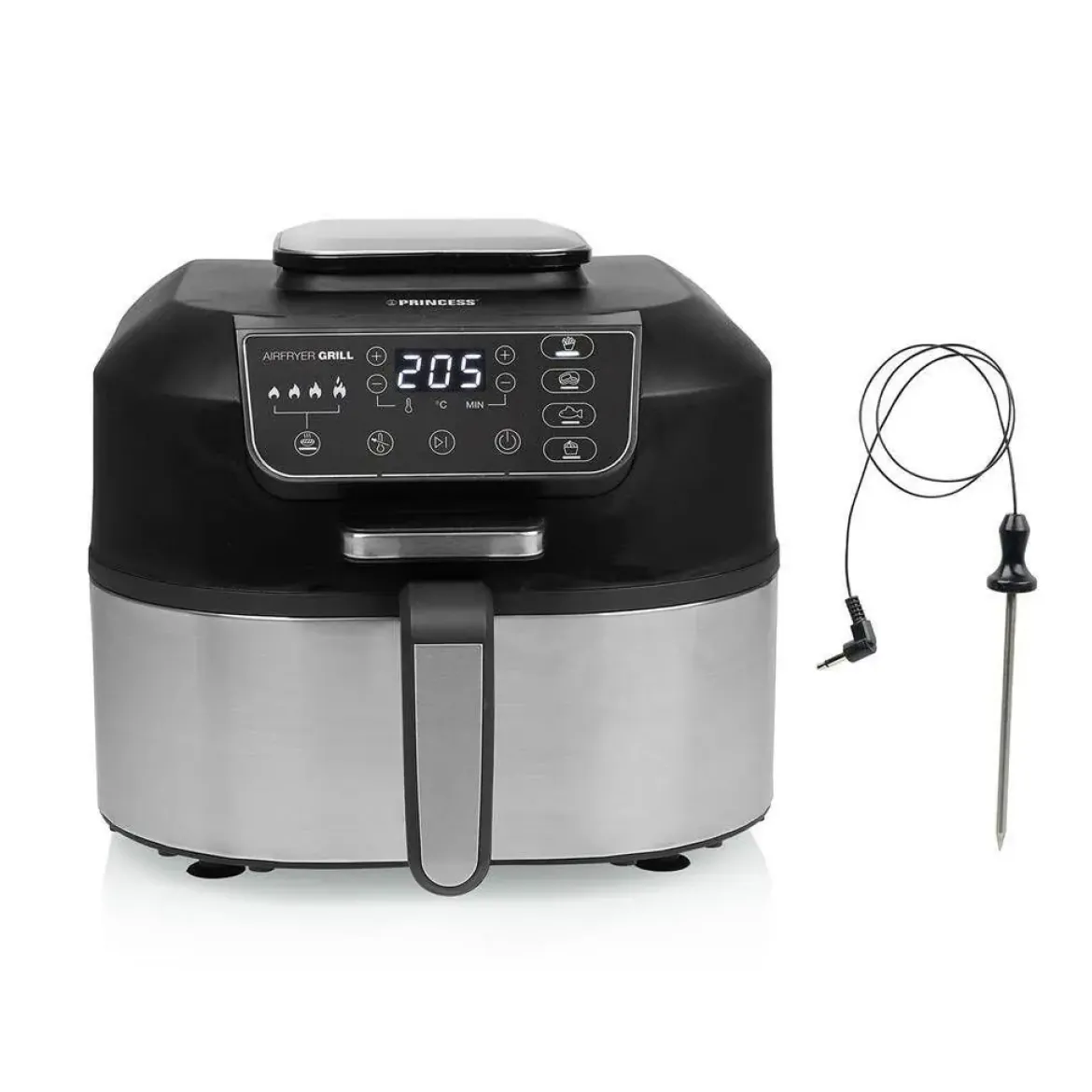 Freidora sin Aceite Princess 5.6L Grill Digital 2en1 118209201001