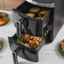 Freidora Sin Aceite Ufesa 11,5L 2500W Doble Altura FLAMINGODUO