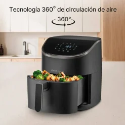 Freidora sin Aceite UFESA 6L 1700W Táctil 8 Programas SPARROW