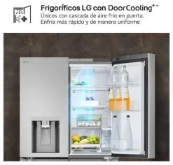 Frigorífico Americano Inox con Dispensador y Hielo Automático GMF961PY3E
