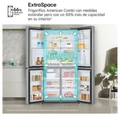 Frigorífico Americano Inox con Dispensador y Hielo Automático GMF961PY3E