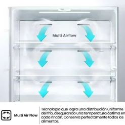 Frigorífico Americano Inox 4 Puertas con WiFi Clase E MQ79470IE