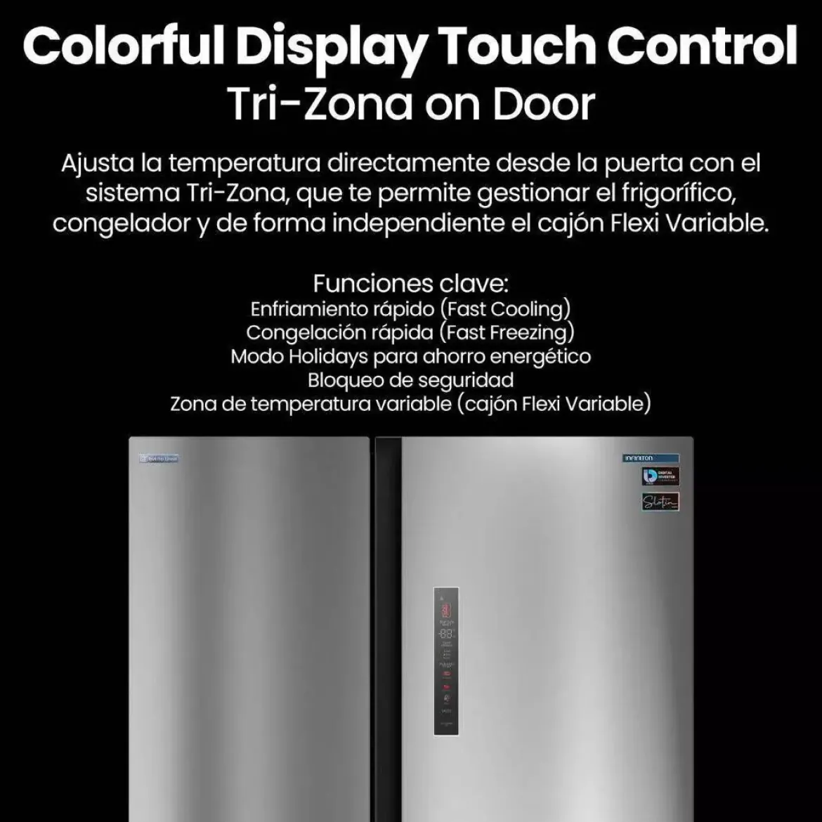 Frigorífico Americano No Frost Inverter Inox SBS535A93XEB