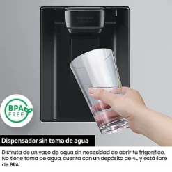 Frigorífico Americano Samsung 4 Puertas Inox 488L RF48A401EM9