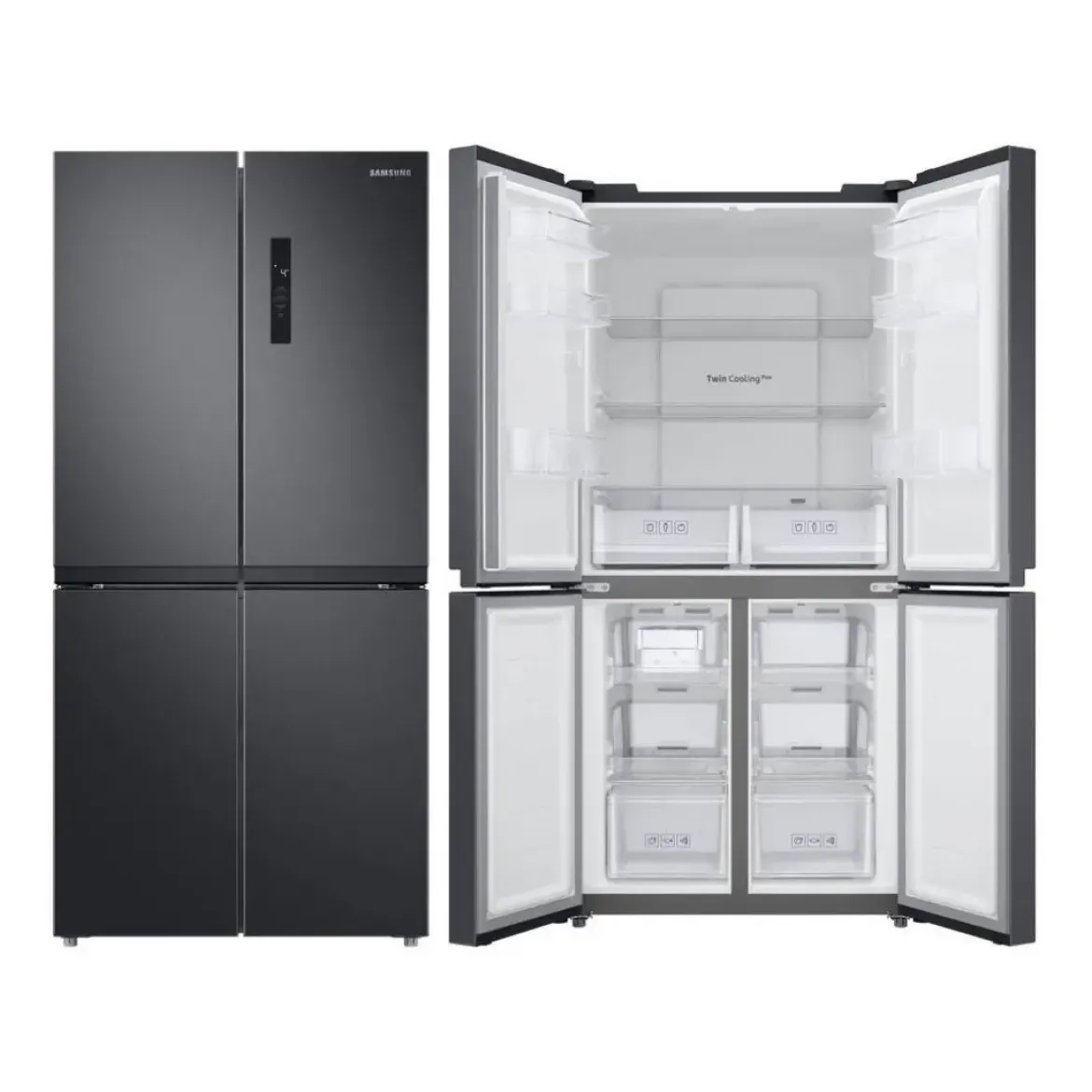 Frigorífico Americano Samsung 488L No Frost Grafito RF48A400EB4