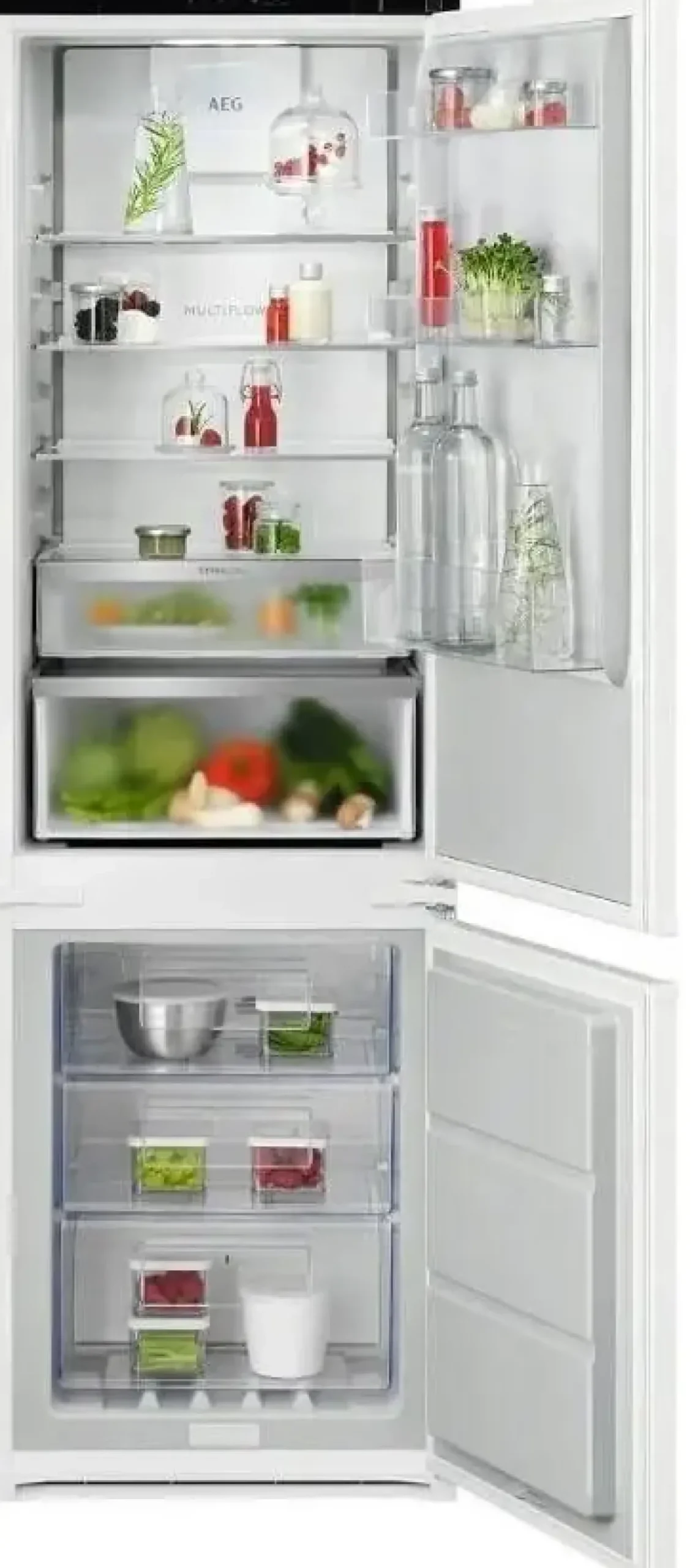 Frigorífico Combi AEG Integrable TwinTech Total No Frost TC7CS181ES