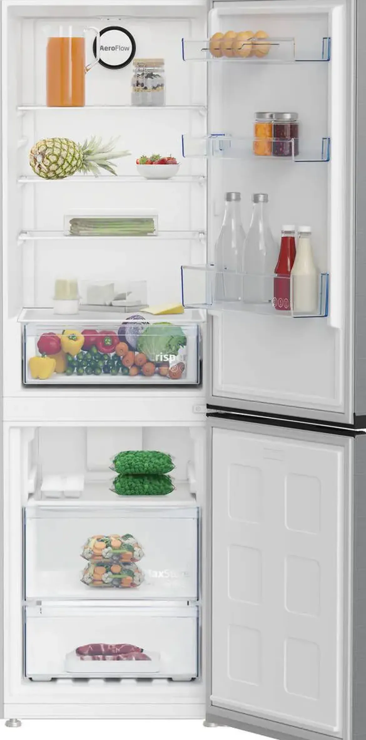 Frigorífico Combi BEKO NeoFrost Pro 316 Litros Clase E B1RCNE364XB