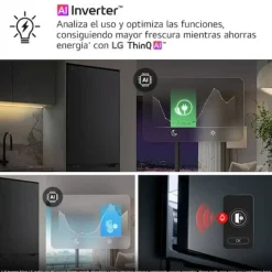 Frigorífico Combi Blanco Total No Frost Inverter LG GBBSJ20DSW
