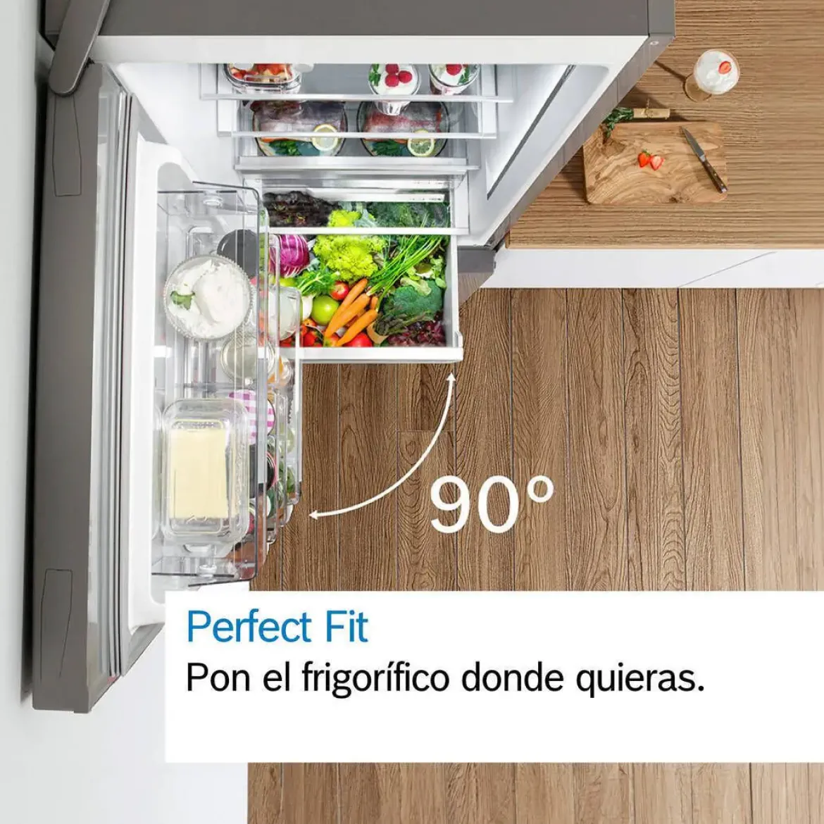 Frigorífico Combi Bosch KGN36VWED No Frost 186 cm Blanco