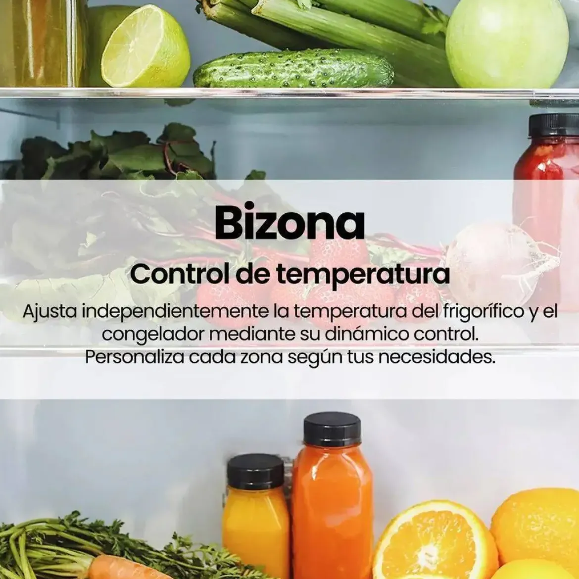 Frigorífico Combi Dark Inox No Frost INFINITON FGC236WC70DEK