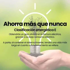 Frigorífico Combi Dark Inox No Frost INFINITON FGC236WC70DEK