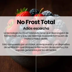 Frigorífico Combi Dark Inox No Frost INFINITON FGC236WC70DEK