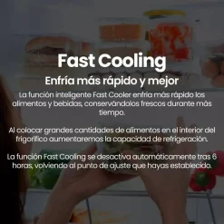 Frigorífico Combi Dark Inox No Frost INFINITON FGC236WC70DEK