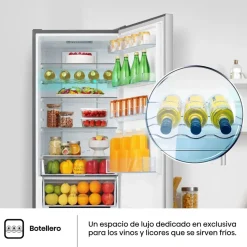 Frigorífico Combi Hisense Inox 336L Clase E RB440N4BCE