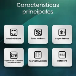 Frigorífico Combi Hisense Inox 336L Clase E RB440N4BCE