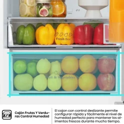 Frigorífico Combi Hisense Inox 336L Clase E RB440N4BCE