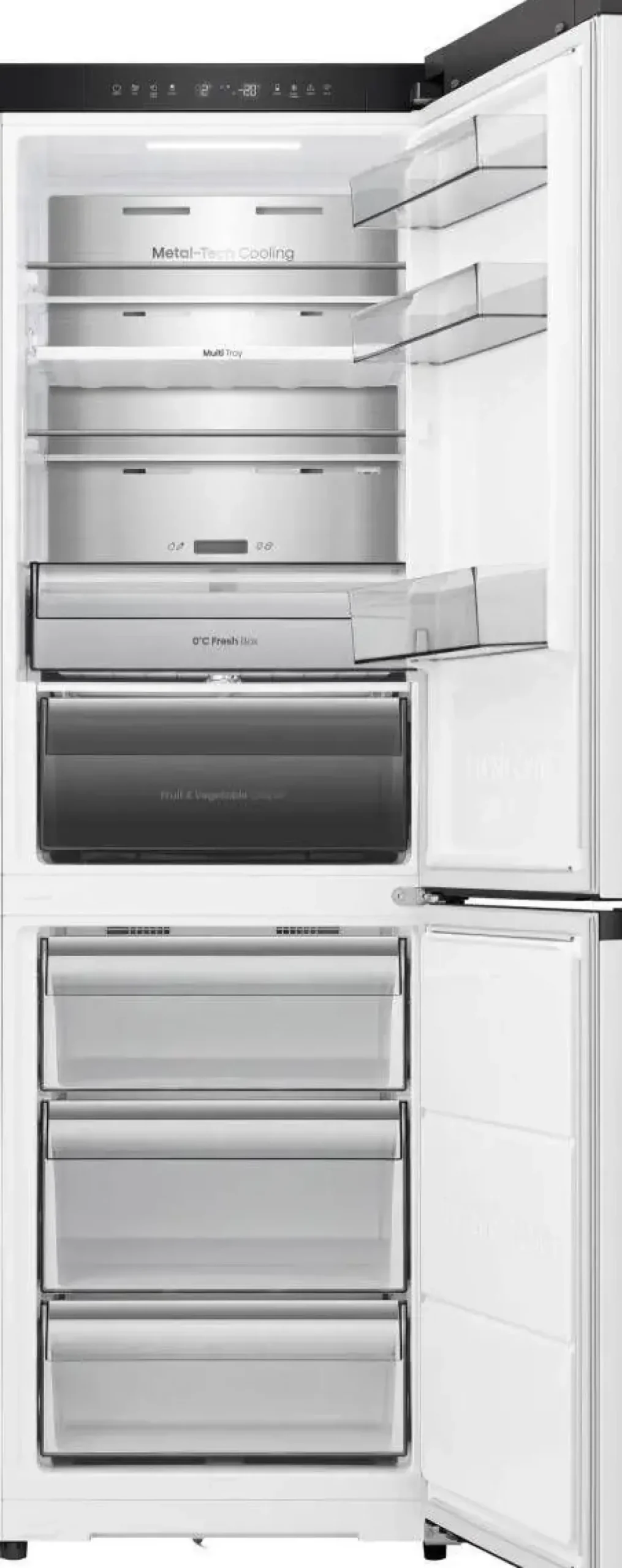 Frigorífico Combi Hisense 330L Total No Frost Blanco RB3K330SAWD