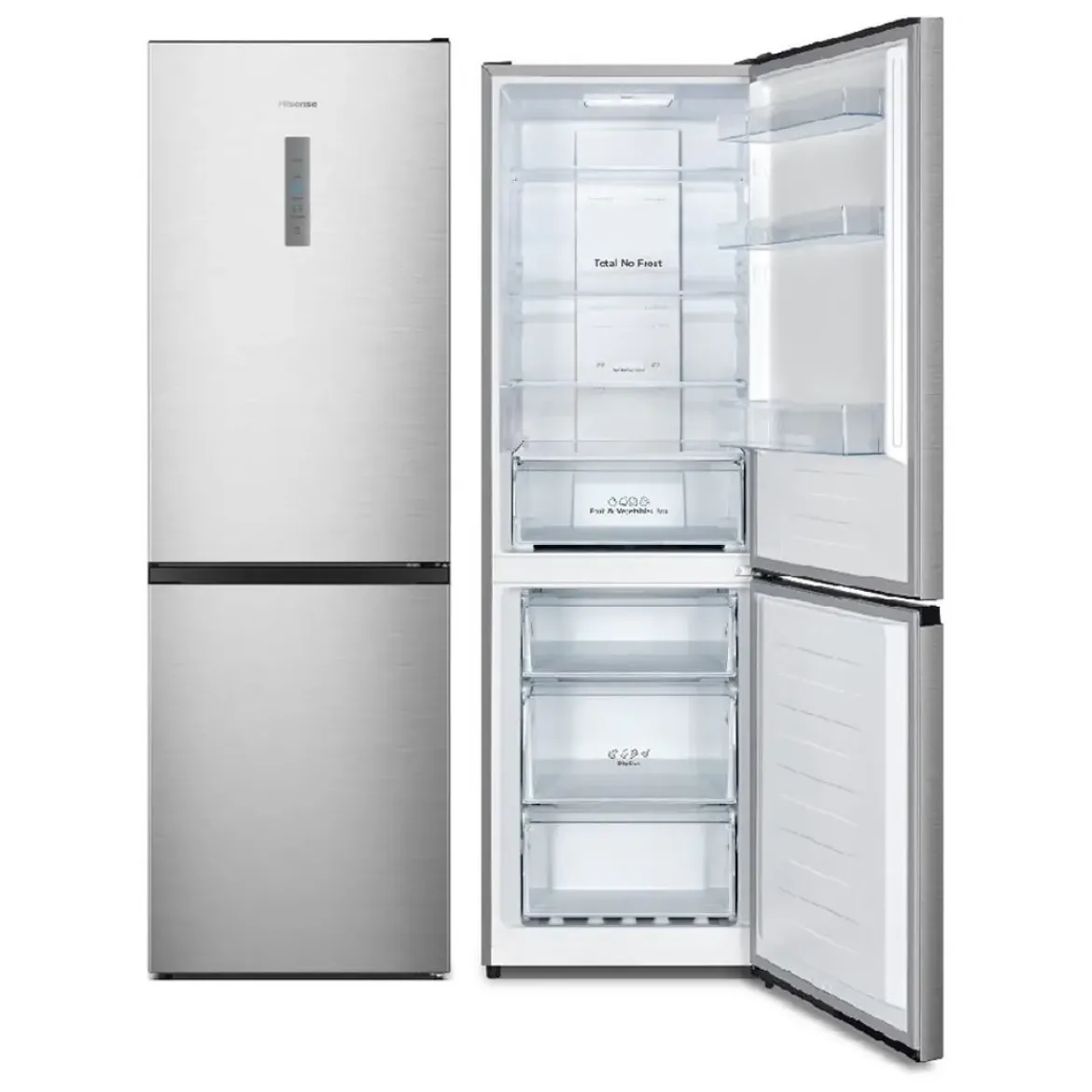 Frigorífico Combi Hisense No Frost Clase C 304 Litros R839ON48CC