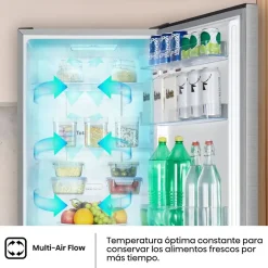 Frigorífico Combi Hisense No Frost Clase C 304 Litros R839ON48CC