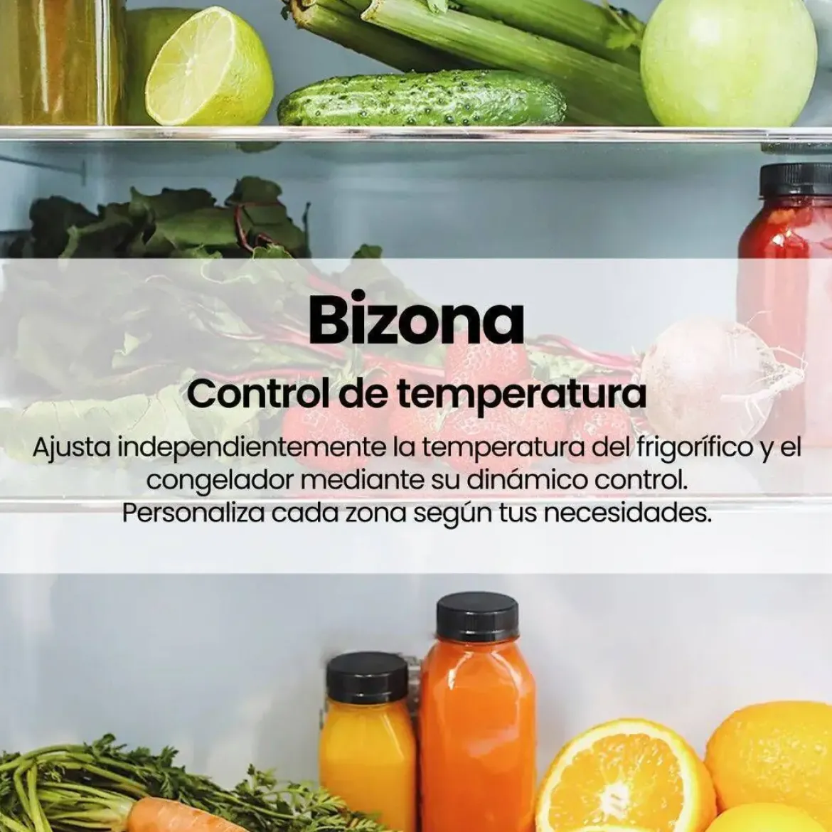 Frigorífico Combi INFINITON Total No Frost 314 L Blanco FGC852C85WDK