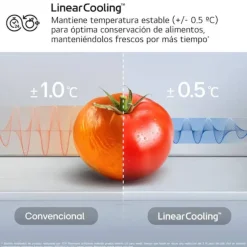 Frigorífico Combi Inox Door Cooling Clase D LG GBBSJ11DPY