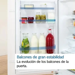 Frigorífico Combi Integrable 177 cm Cíclico Clase E Sistema de Puerta Deslizante Acero Antihuellas BOSCH KIV86VSE0