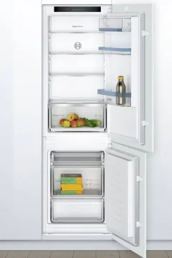 Frigorífico Combi Integrable 177 cm Cíclico Clase E Sistema de Puerta Deslizante Acero Antihuellas BOSCH KIV86VSE0