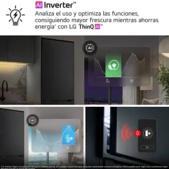 Frigorífico Combi LG G88S726AM8 No Frost Inox Antihuellas 375L Clase A